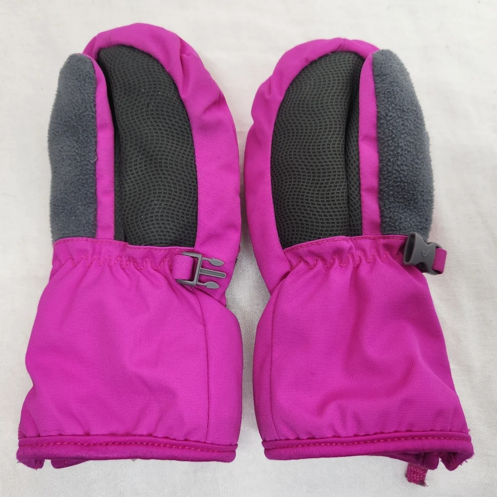 Head Girls Pink Snow Gloves Warm Size XS Youth Zipper